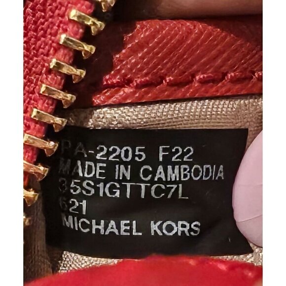 Michael Kors Jet Set Large Saffiano Leather Crossbody Bag - Picture 9 of 9